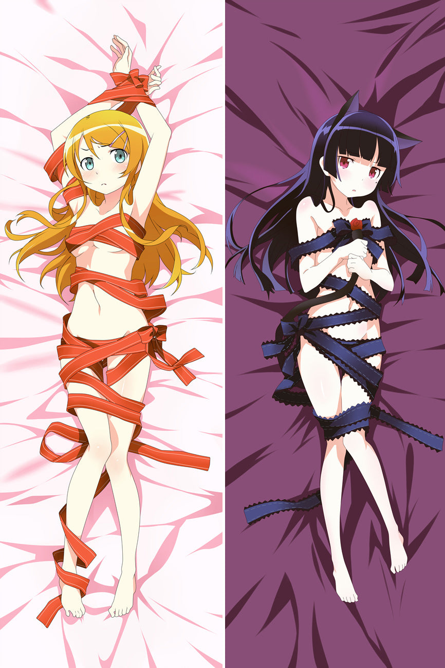 Oreimo Ruri GokÅ Kuroneko Kirino Kosaka Anime Dakimakura Pillow Case image 0