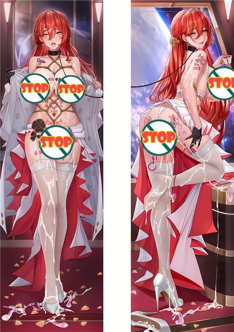 Himeko Honkai Star Rail Anime Hentai Dakimakura Body Pillow Cover image 0