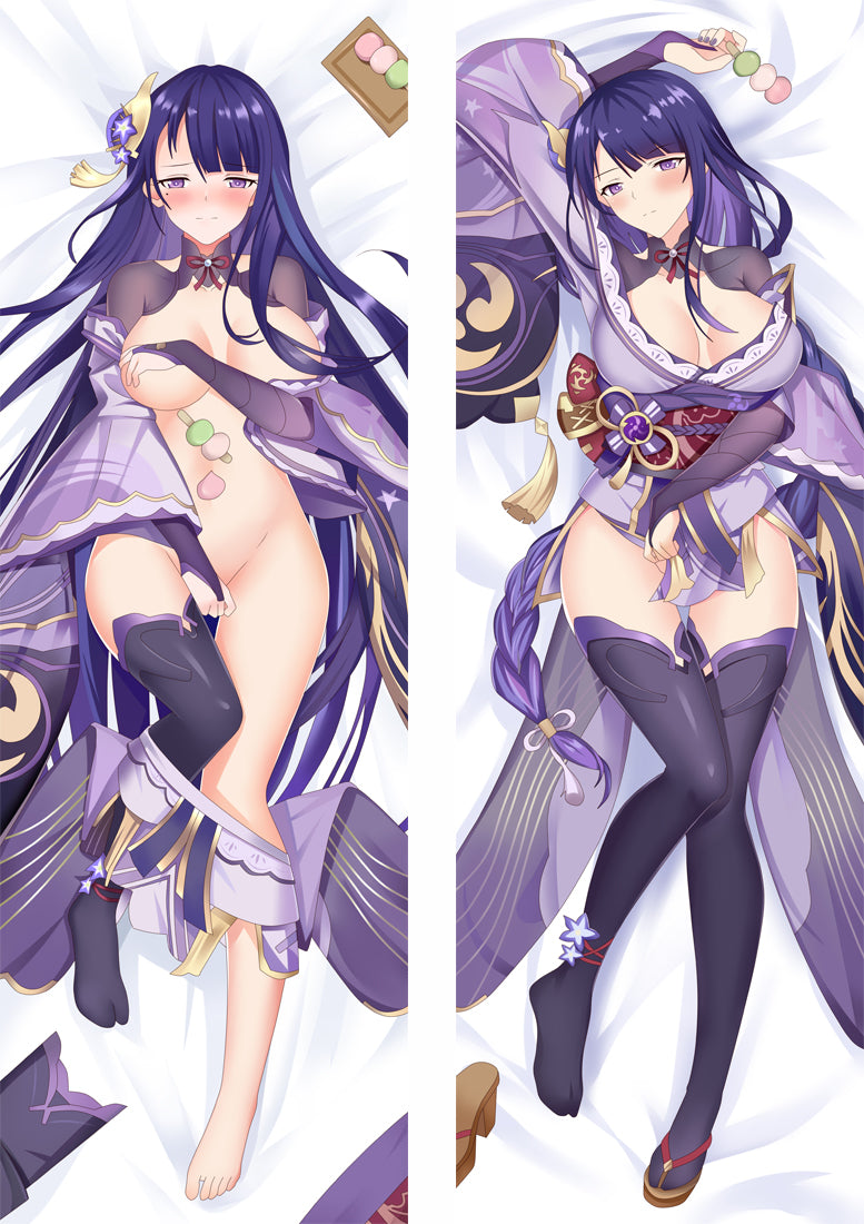 Raiden Shogun Baal Dakimakura Body Pillow Cover - Genshin Impact image 0