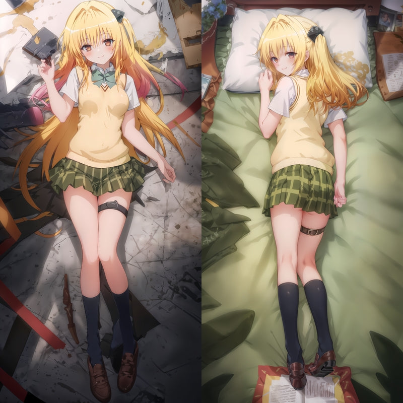 To Love-Ru Konjikinoyami Golden Darkness Anime Dakimakura Body Pillow Cover image 0