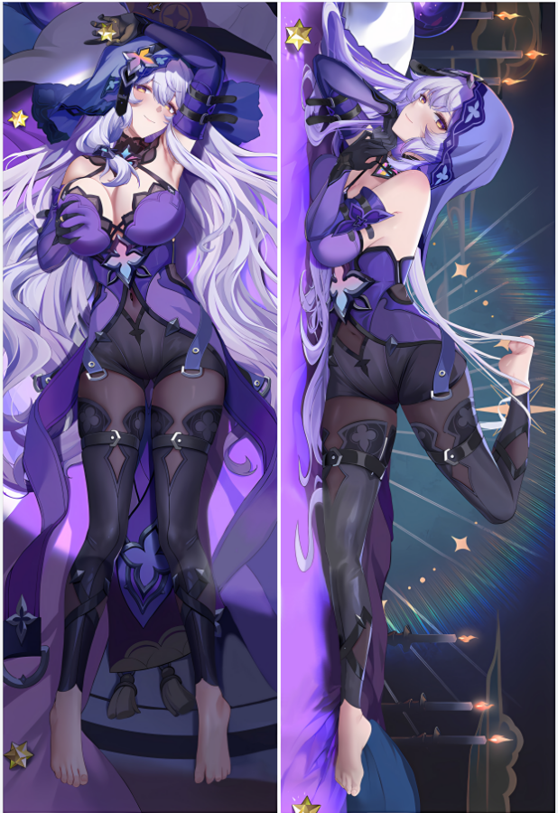 Honkai: Star Rail Black Swan Anime Dakimakura Body Pillow Cover image 0