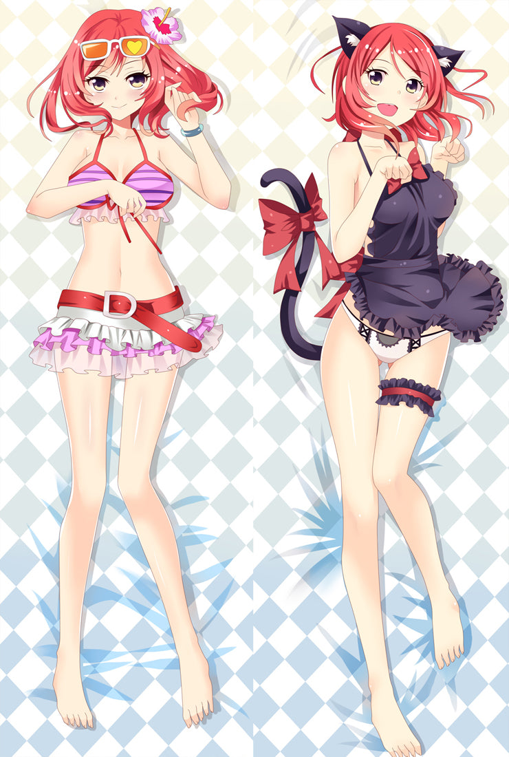 Love Live! Nishikino Maki Bikini Anime Dakimakura Pillow Case Cover image 0