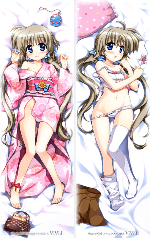 Magical Girl Lyrical Nanoha Einhalt Stratos Anime Dakimakura Pillow Cover image 0