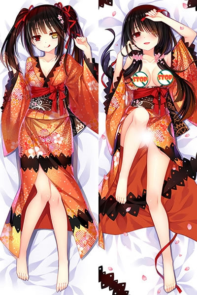 Date A Live Kurumi Tokisaki Anime Dakimakura Pillow Cover image 0