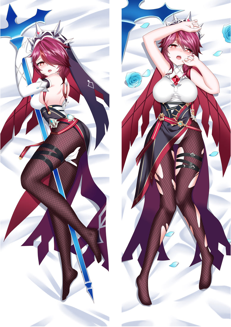 Genshin Impact Rosaria Anime Dakimakura Body Pillow Cover image 0