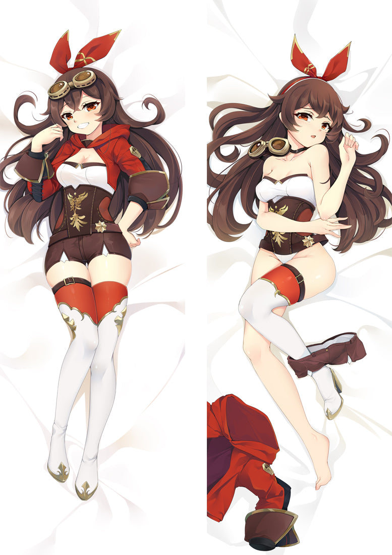 Genshin Impact Amber Anime Dakimakura Body Pillow Cover image 0