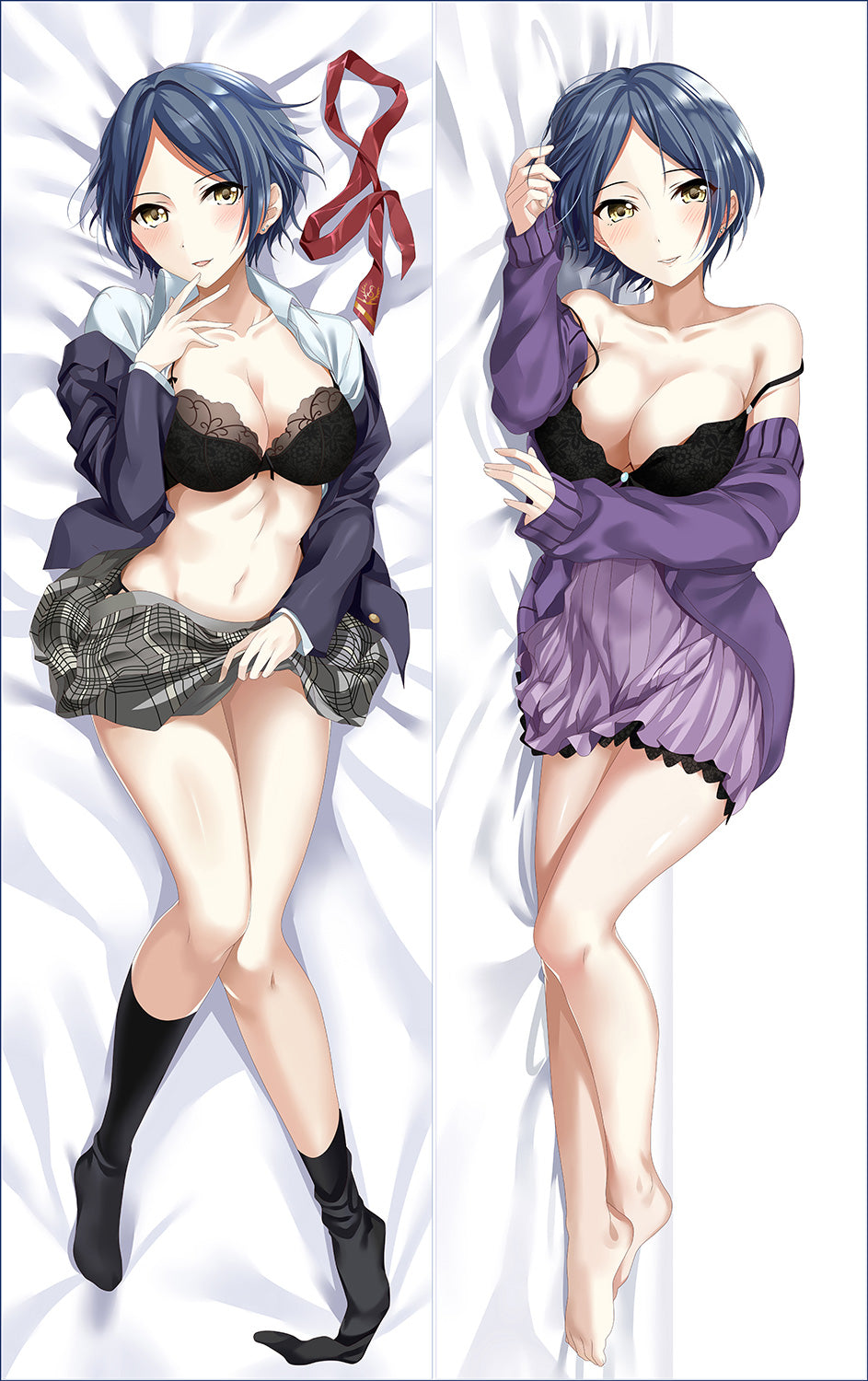 The Idolmaster Kanade Hayami  Anime Dakimakura Pillow Cover image 0