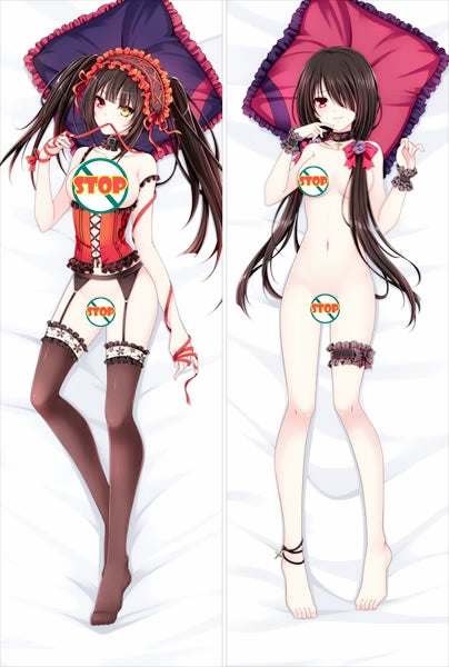 Date A Live Kurumi Tokisaki Anime Dakimakura Pillow Cover image 0