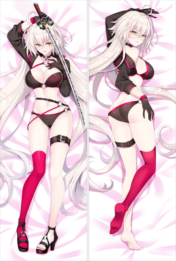 Fate Grand Order Jeanne d'Arc(Alter) Anime Dakimakura Pillow Cover image 0