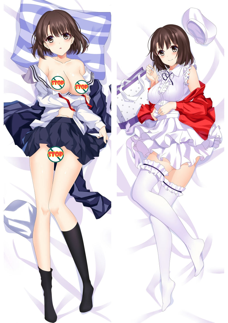 Saekano: How to Raise a Boring Girlfriend Katou Megumi Anime Dakimakura Pillow Cover image 0