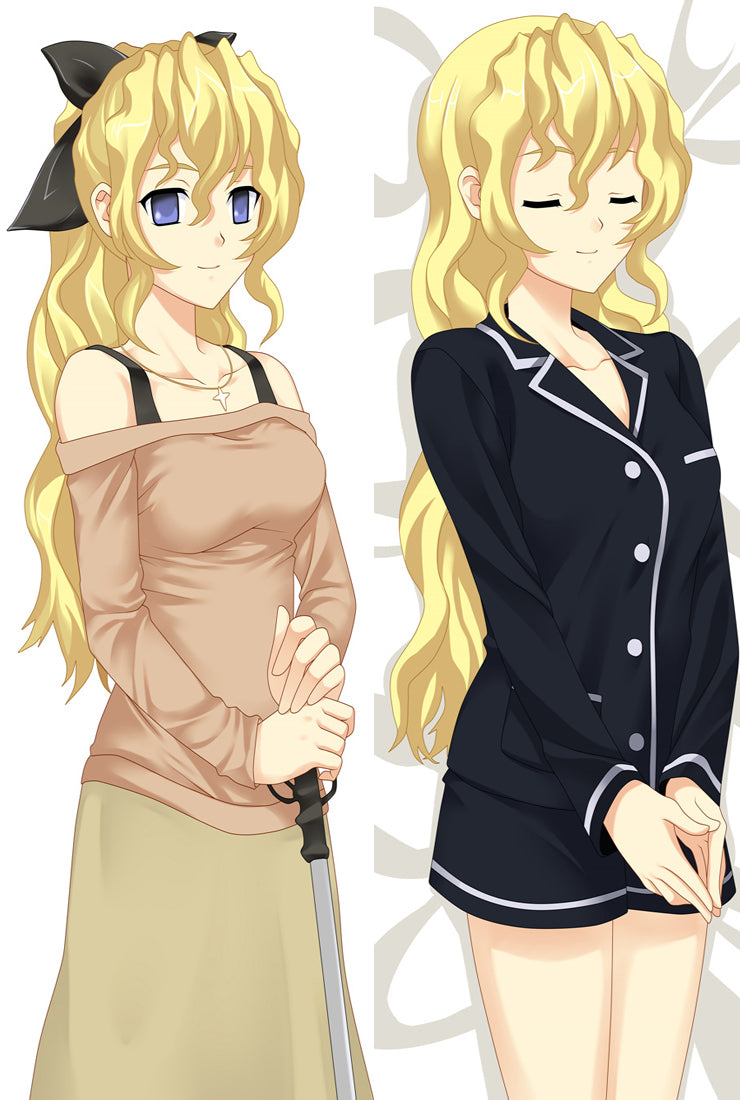 Katawa Shoujo Lilly Satou Anime Dakimakura Pillow Cover image 0