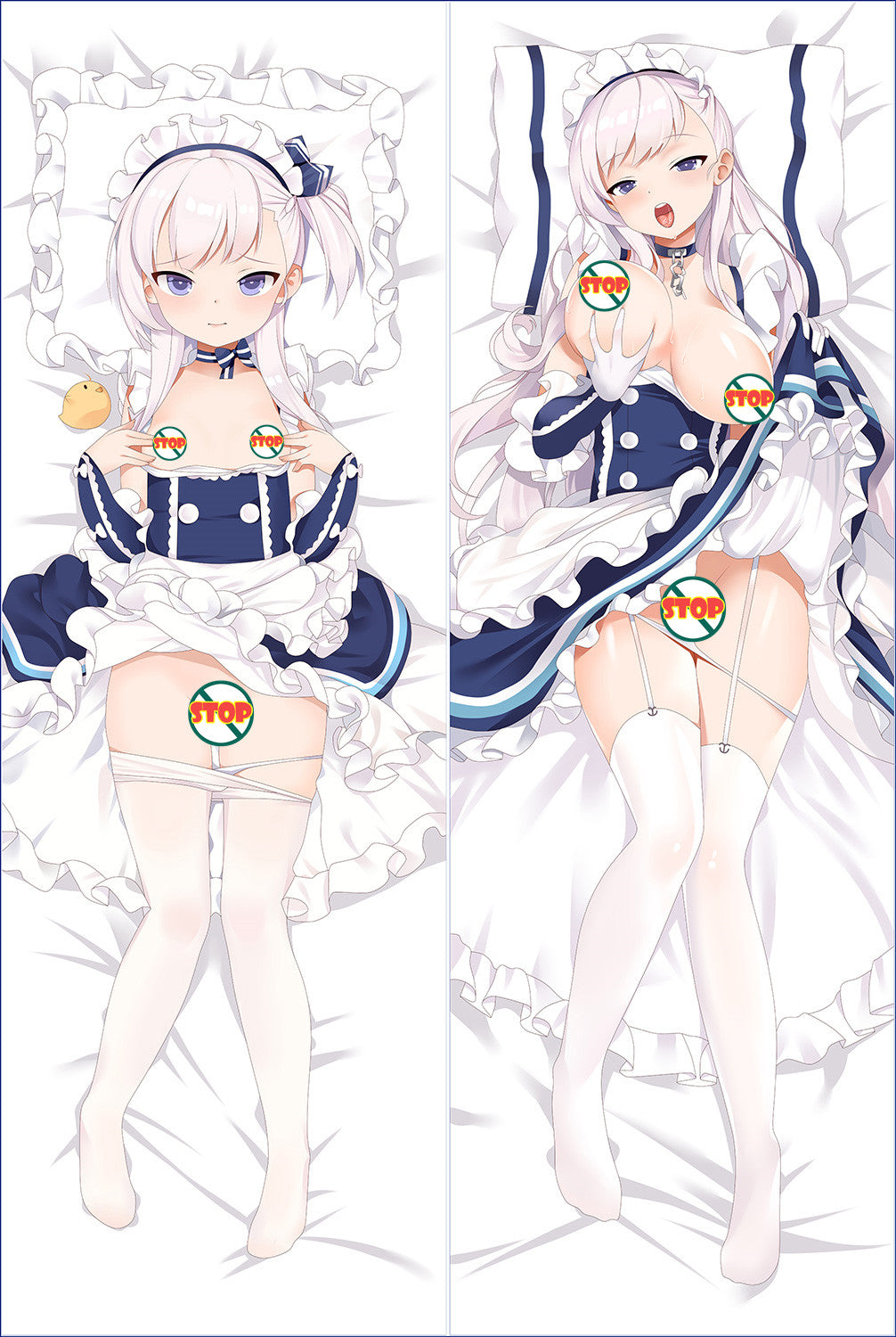 Azur Lane HMS Belfast Anime Dakimakura Pillow Cover WOW-SM1982 image 0