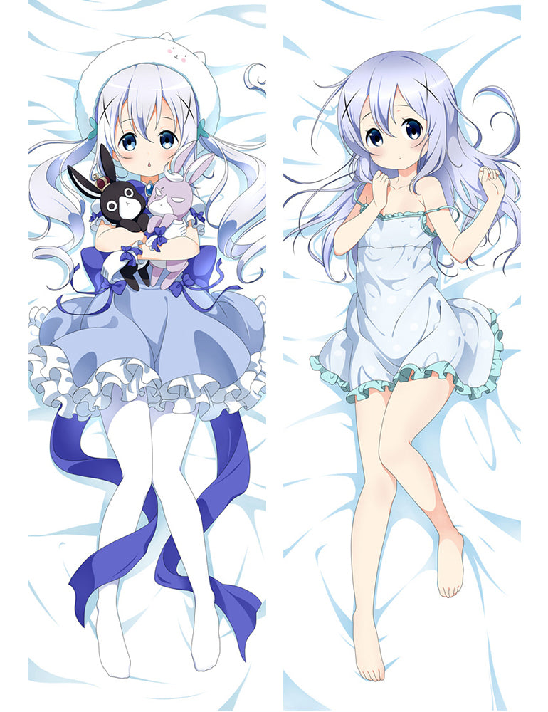 Is The Order A Rabbit? Chino KafÅ« Anime Dakimakura Pillow Cover image 0