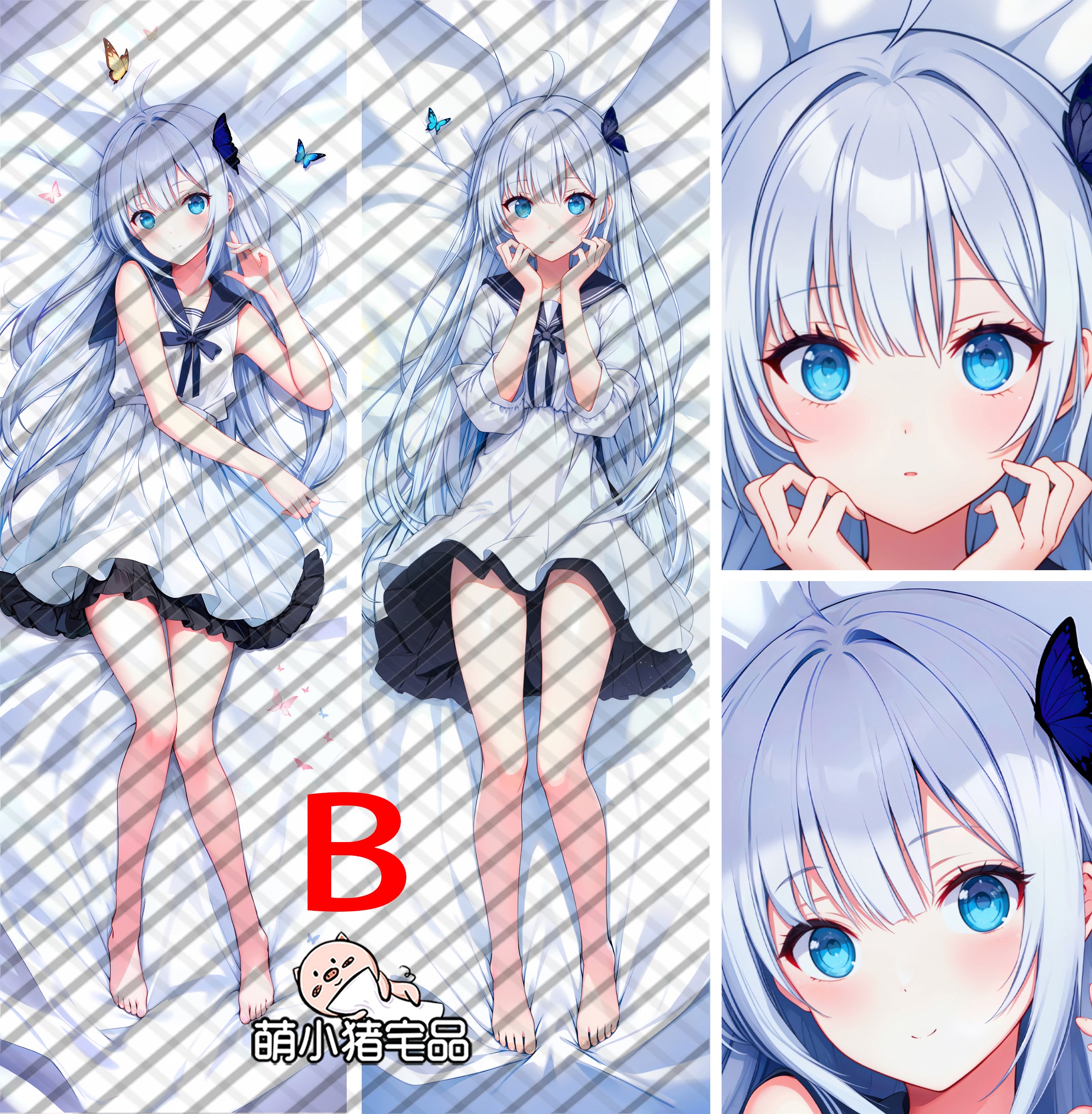 GINKA Shinomiya Ginka Anime Dakimakura Pillow Cover image 0