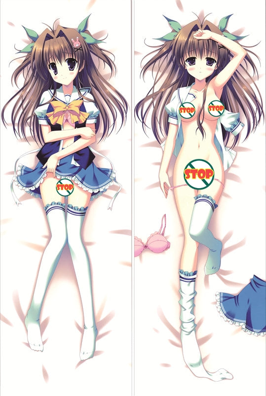 Uniform Girl Anime Dakimakura Waifu Pillow Case image 0