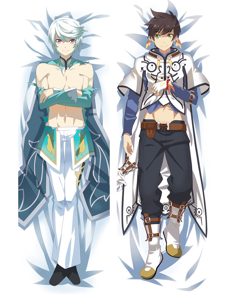 Tales of Zestiria TOZ Sorey Mikleo Anime Dakimakura Pillow Cover image 0