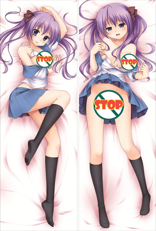 Lucky Star Kagami Hiiragi Anime Dakimakura Pillow Cover image 0