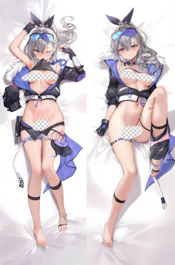 Honkai: Star Rail Silver Wolf with Double Sides Zipper to make love Anime Dakimakura Pillow Case image 0
