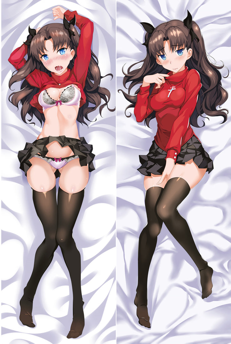 Fate Grand Order Rin Tohsaka Anime Dakimakura Pillow Cover image 0