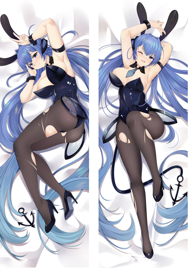 Azur Lane USS NEW JERSEY Big J Black Dragon Anime Dakimakura Body Pillow Cover image 0