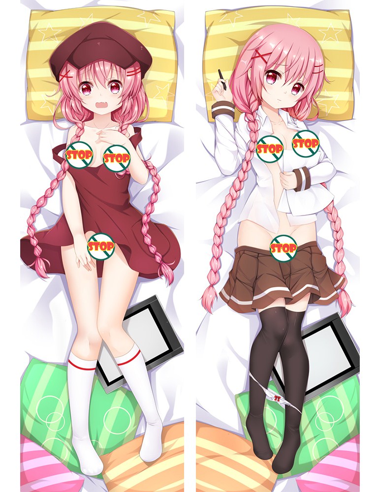 Comic Girls Moeta Kaoruko Anime Dakimakura Hugging Pillow Cover image 0