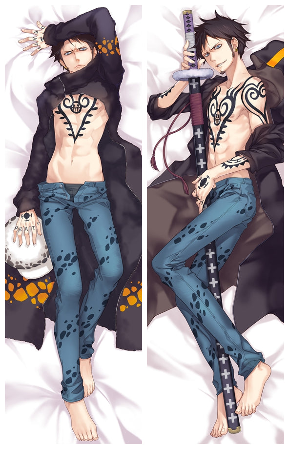 One Piece Trafalgar D. Water Law Anime Dakimakura Pillow Cover92020 image 0