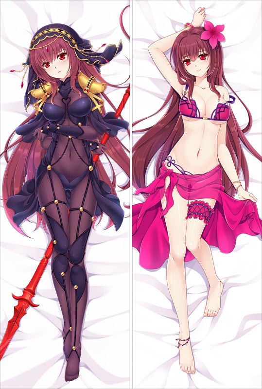 Fate Grand Order Scathach Anime Dakimakura Pillow Cover image 0