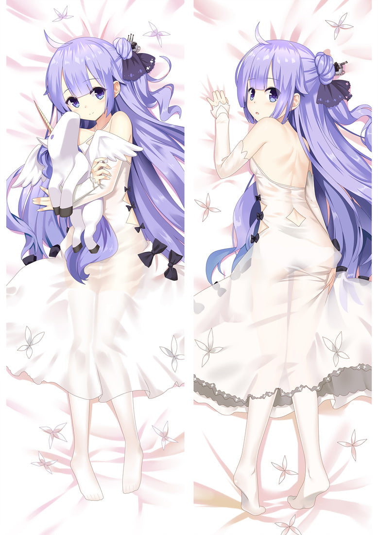 Azur Lane HMS Unicorn Anime Girl Body Pillow Case Cover image 0