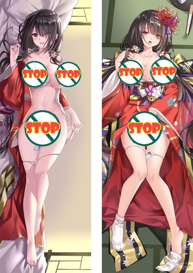 Date A Live Kurumi Tokisaki with Double Sides Zipper to make love Anime Dakimakura Pillow Case image 0