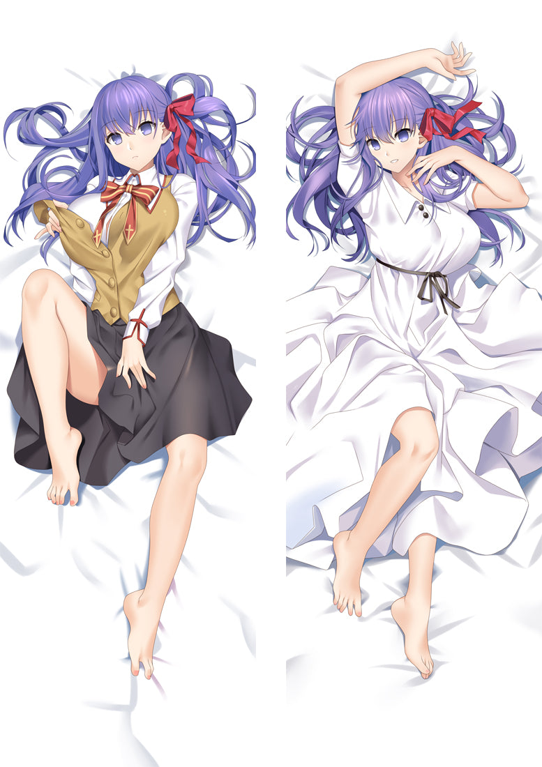 Fate/Grand Order FGO Matou Sakura Anime Dakimakura Pillow Cover image 0