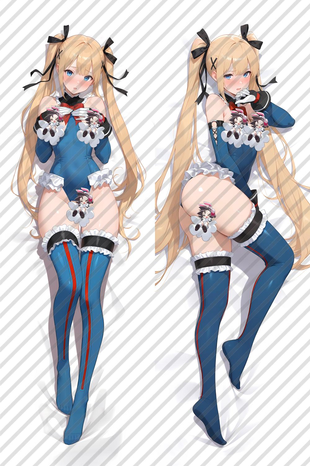 Dead or Alive Marie Rose with Double Sides Zipper to make love Anime Dakimakura Pillow Case image 0