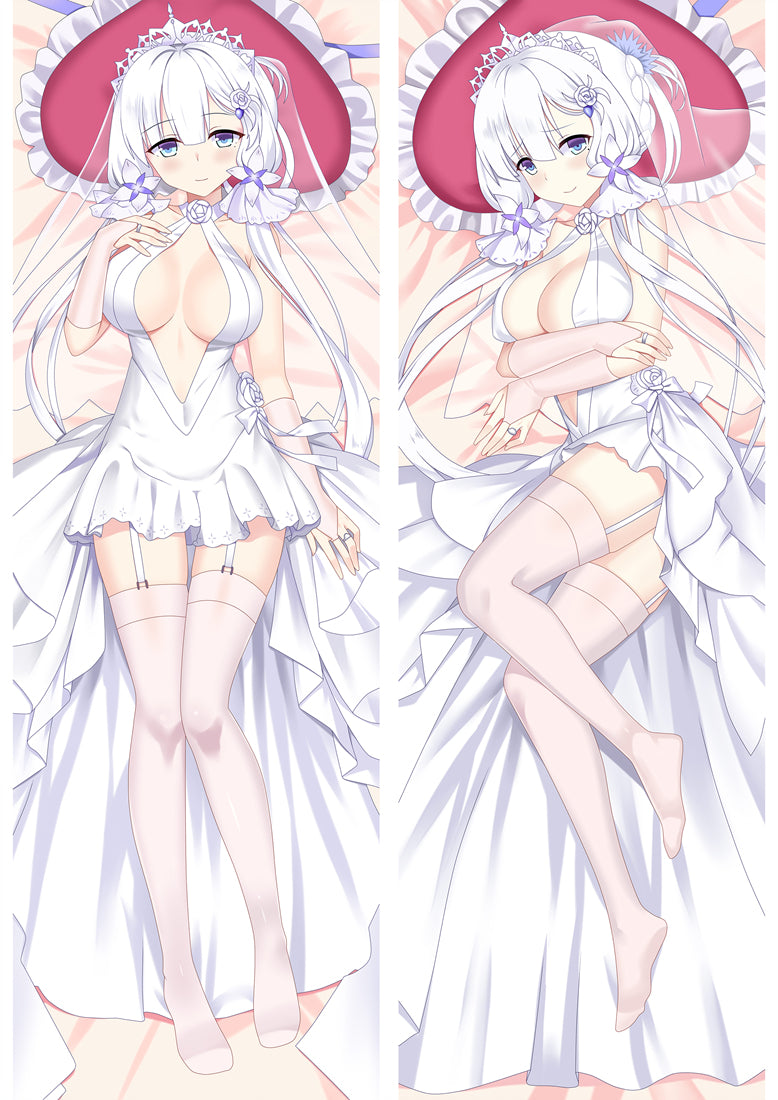 Azur Lane Illustrious Anime Dakimakura Pillow Cover Mgf-86030 image 0