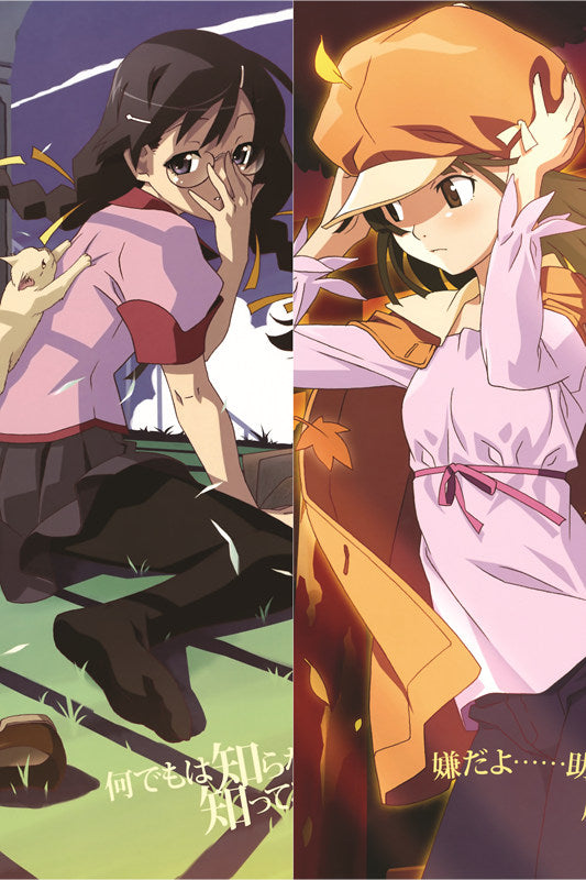 Bakemonogatari Anime Dakimakura Body Pillow Cover image 0
