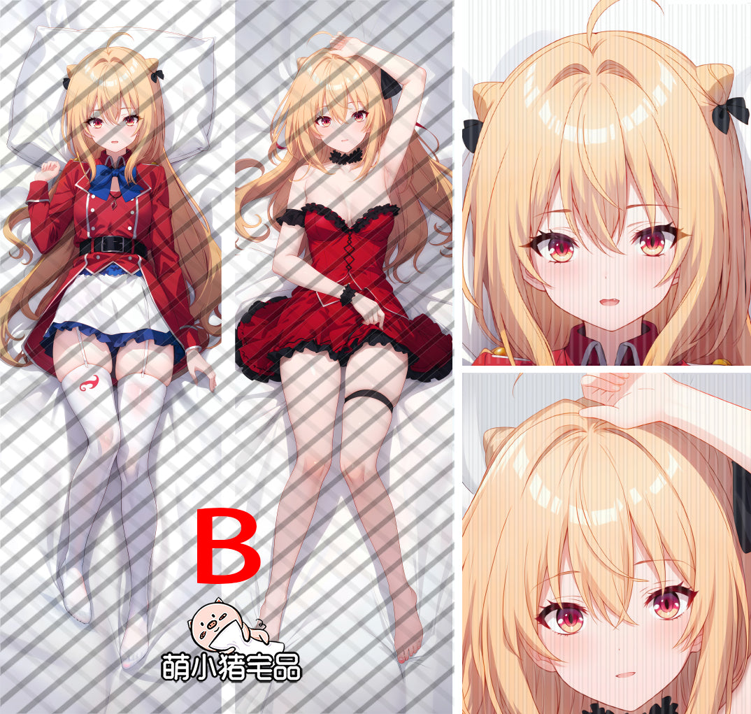 The Vexations of a Shut-In Vampire Princess Terakomari Gandesblood Anime Dakimakura Pillow Cover image 0
