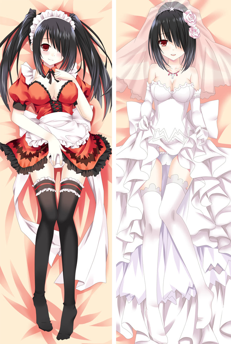 Date A Live Kurumi Tokisaki Anime Dakimakura Pillow Case Cover image 0