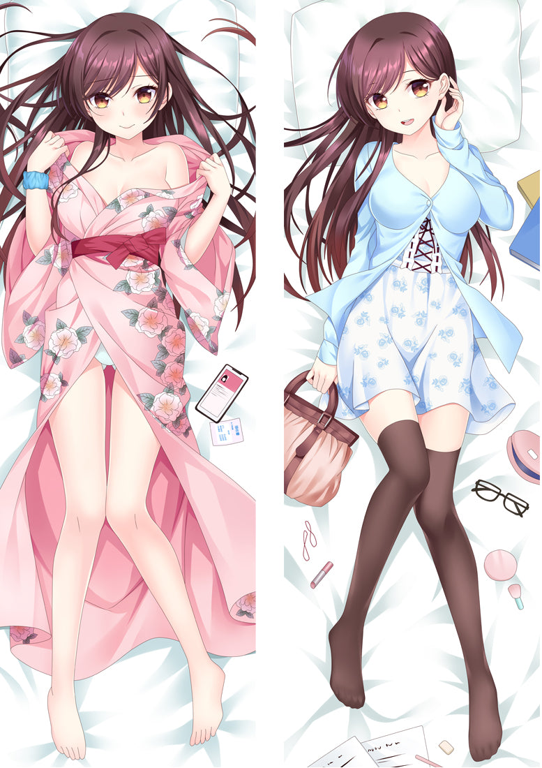 Kanojo, Okarishimasu Mizuhara Chizuru Anime Dakimakura Body Pillow Cover image 0