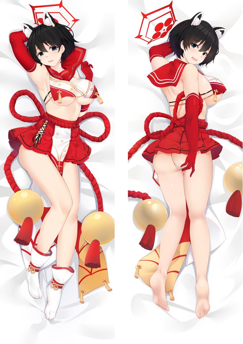 Blue Archive Kasuga Tsubaki Anime Dakimakura Body Pillow Cover image 0