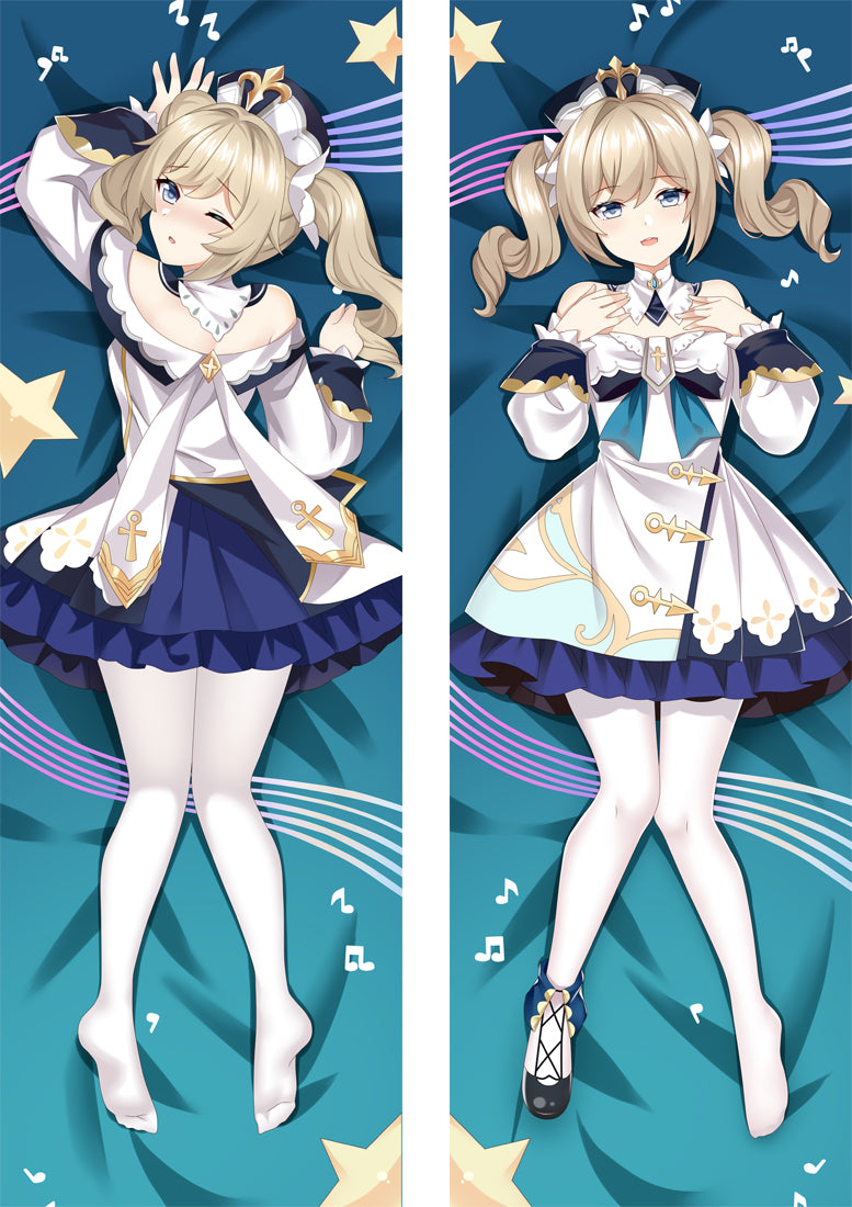Genshin Impact Barbara Anime Dakimakura Body Pillow Cover image 0