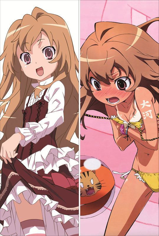 Toradora! Taiga Aisaka Anime Dakimakura Waifu Pillow Case image 0
