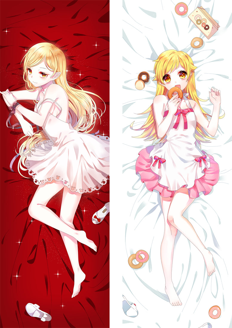 Bakemonogatari Shinobu Oshino Anime Dakimakura Body Pillow Cover image 0