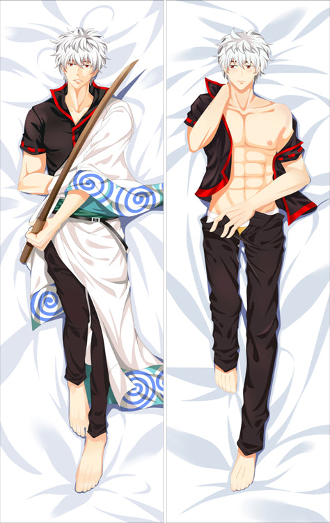 Gin Tama Gintoki Sakata Anime Dakimakura Anime Dakimakura Body Pillow Case image 0