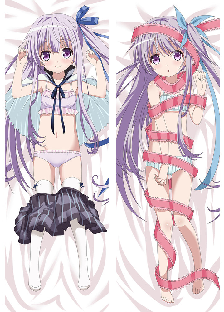 Angel's 3Piece Jun GotÅ Anime Dakimakura Pillow Case image 0