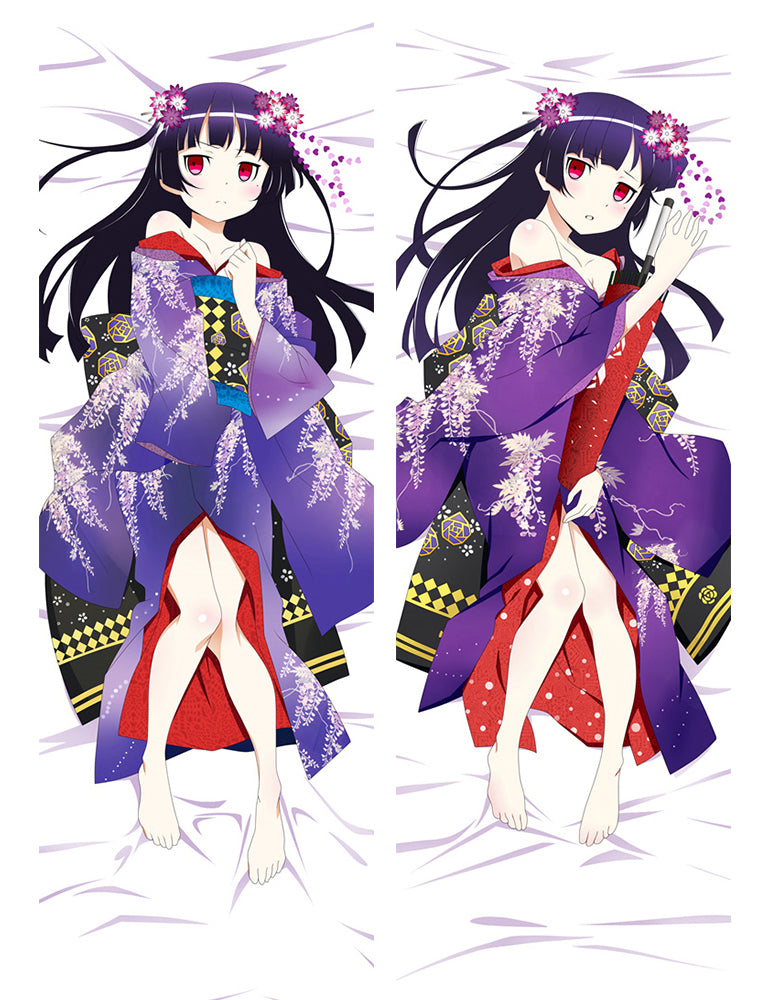 Oreimo Kuro Neko Anime Dakimakura Pillow Cover image 0
