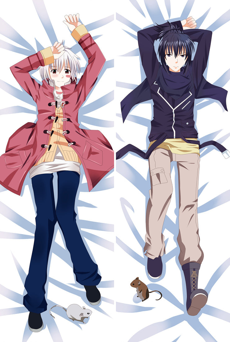 NO.6 Shion Nezumi Anime Dakimakura Pillow Case image 0