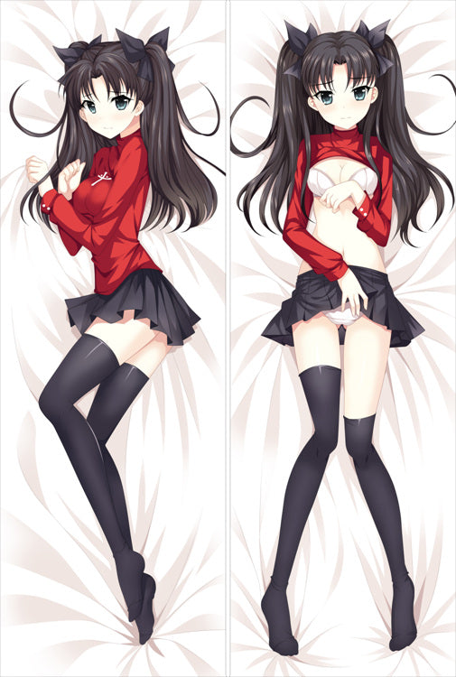 Fate stay night Rin Tohsaka Anime Dakimakura Pillow Cover image 0