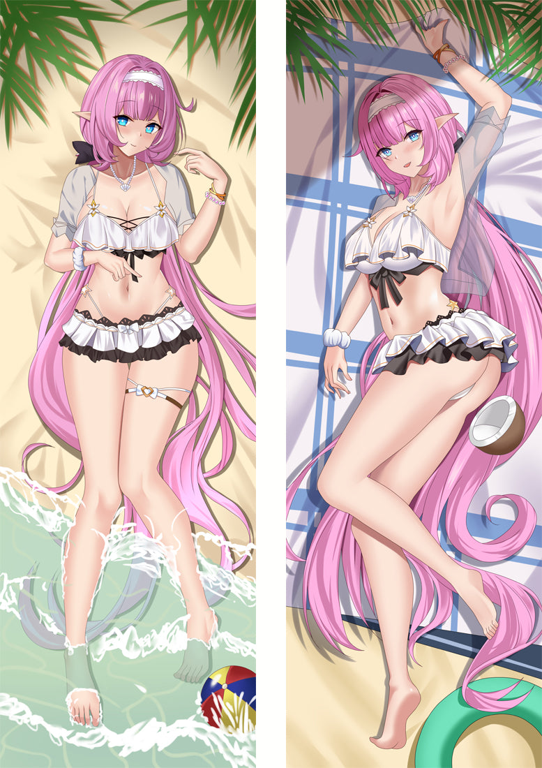 Elysia Waifu Honkai Impact 3rd Anime Dakimakura Body Pillow Cover image 0
