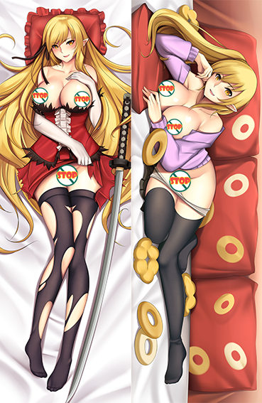 Monogatari Oshino Shinobu Anime Dakimakura Japanese Hugging Body Pillow Cover78083 image 0