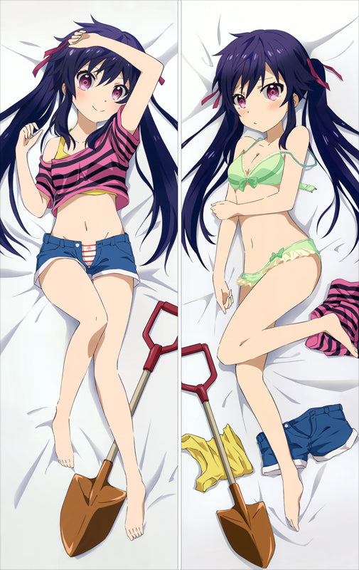 School-Live! Kurumi Ebisuzawa Anime Dakimakura Pillow Cover image 0