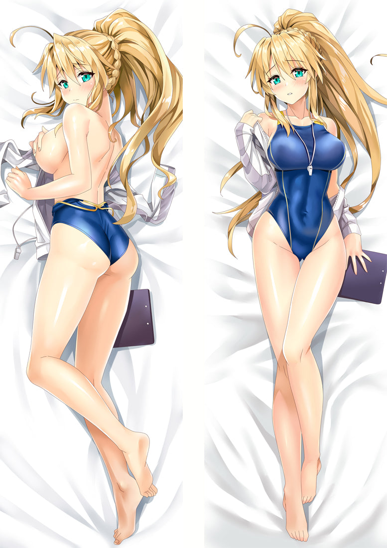 Fate Grand Order FGO Altria Pendragon Anime Dakimakura Body Pillow Cover image 0