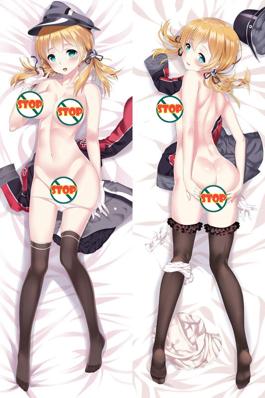 Kantai Collection Prinz Eugen Anime Dakimakura Japanese Pillow Cover image 0
